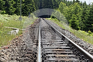 Line of rails