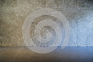 Line of several empty parking lots in an open garage