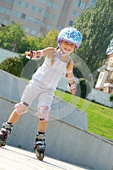 In-line skating child