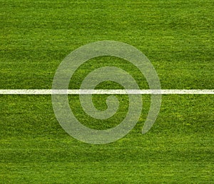 Line on a soccer field