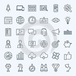 Line Startup Icons