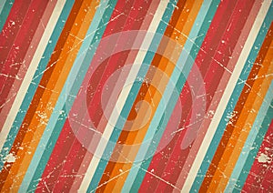 Line in style of 70s-90s.Classic Vintage Retro Rays Background.