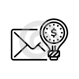 Line style Icon design for email and business ideas