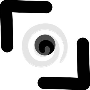 Diagonal line style vector icon which can easily modify or edit it for social media