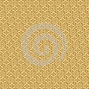 Line Thai pattern gold background.