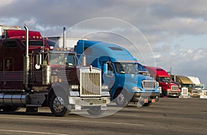 Line of Trucks 1