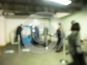 Line up rechange ticket