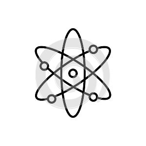 Line Vector of a DNA Molecule for Science and School Projects