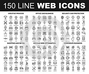 Line Web Icons