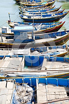 Fishing boats in Vietnam