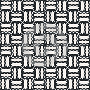 Line zigzag chequer seamless abstract pattern monochrome or two