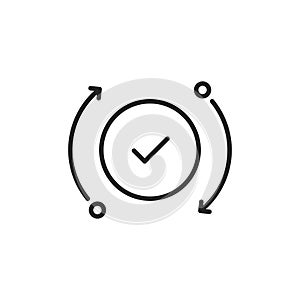 linear auto update or easy transaction icon