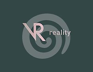 Linear Creative logo typography letters VR virtual reality