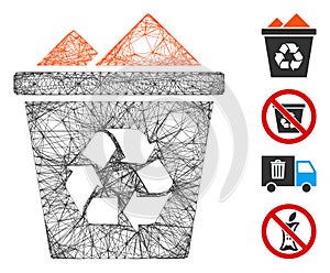 Linear Full Recycle Bin Vector Mesh