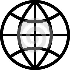 Linear Go to Web icon as symbol