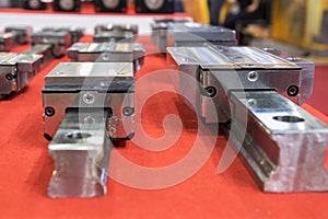 Linear guide for machine spare parts