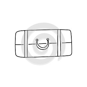 Vector hand drawn flat linear illustration