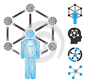 Linear Human Network Vector Mesh