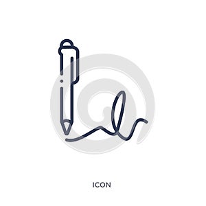 Linear icon from Education outline collection. Thin line vector isolated on white background. trendy illustration