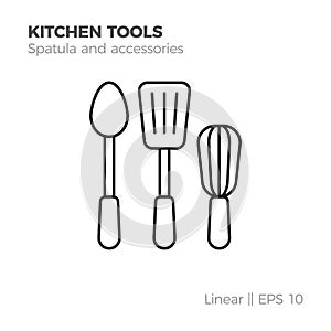 Linear kitchenware icon