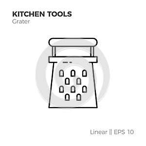 Linear kitchenware icon