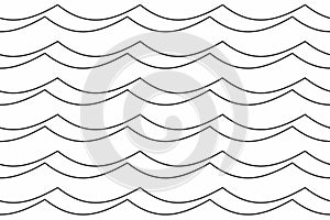 Geometric seamless pattern with linear