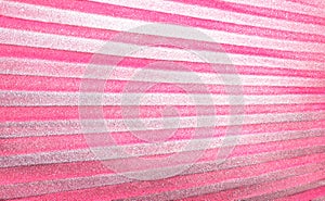 Linear shiny beige background with pink gradient. Abstract soft pastel colors backdrop. Hologram Foil Aesthetic. Trendy wave
