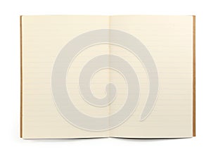 Lined exercise book