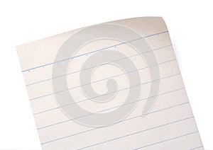 Lined Notebook Paper