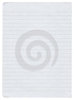 Lined paper photo
