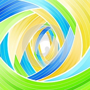 Lined stripes spiraling background