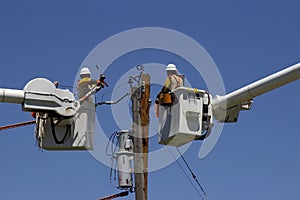 Linemen at Work