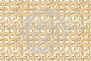 Linen texture seamless pattern vector illustration. Close up of