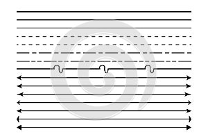 Lines and arrows indicate the dimension of the drawing