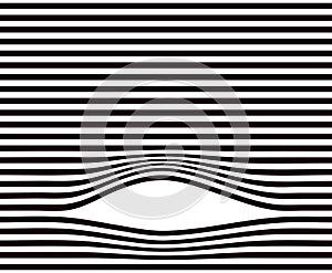 Lines background. Black and white minimal geometric striped pattern