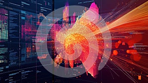 Big data explosion transforming cyberspace with futuristic technology