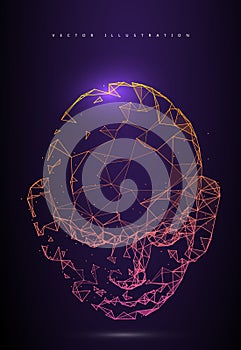 Lines connected to thinkers, symbolizing the meaning of artificial intelligence