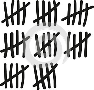 40 lines counting - Fourty birthday