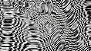 The lines create dynamic swirling patterns forming a sense of movement