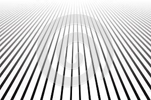 Lines in Diminishing Perspective. Abstract Textured Background