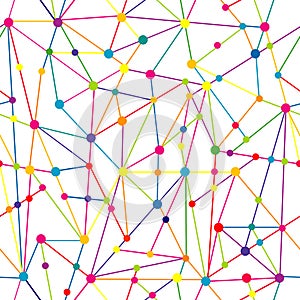 Lines and dots network