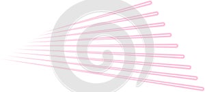lines irradiated parallel