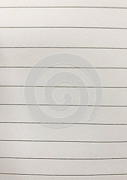 Lines running across horizontally on paper
