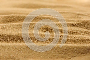 Lines in the sand of a beach