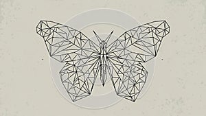 Lines and sharp angles creating a modern and abstract representation