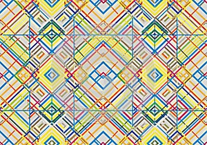 Lines vary in thickness, adding depth and vibrancy to the design