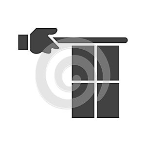 Linesman icon vector image.