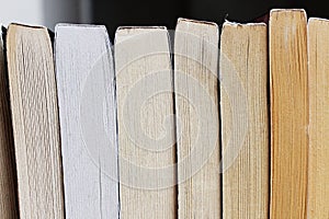 Lineup of paperback novels