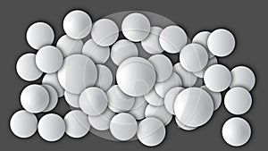 Gray background illustration 01