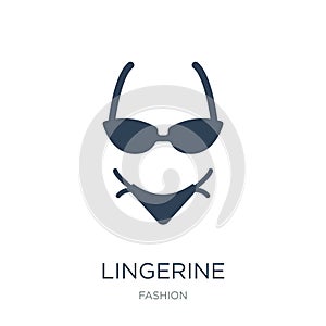 lingerine icon in trendy design style. lingerine icon isolated on white background. lingerine vector icon simple and modern flat